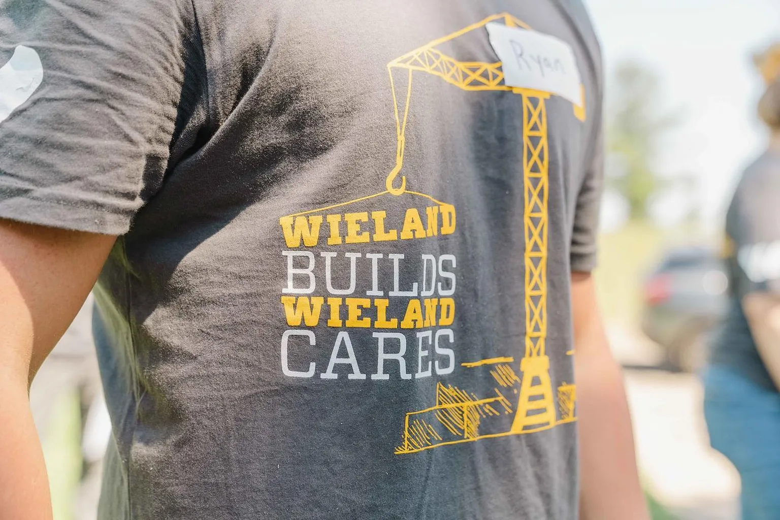 WIELAND Builds WIELAND Cares t-shirt
