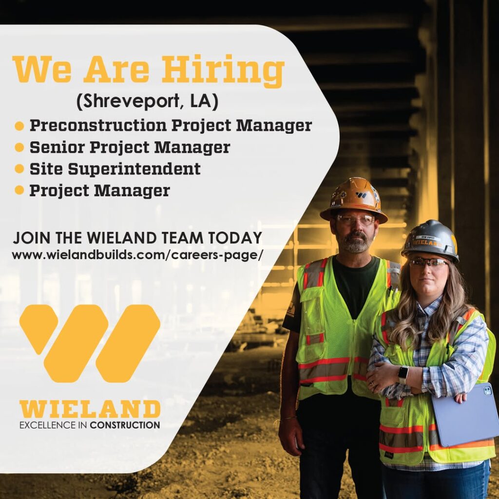 Graphic containing content from recent job postings from WIELAND.