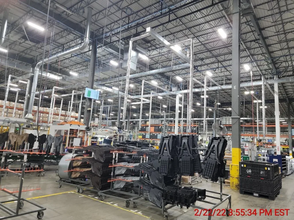 Interior view of DMS 