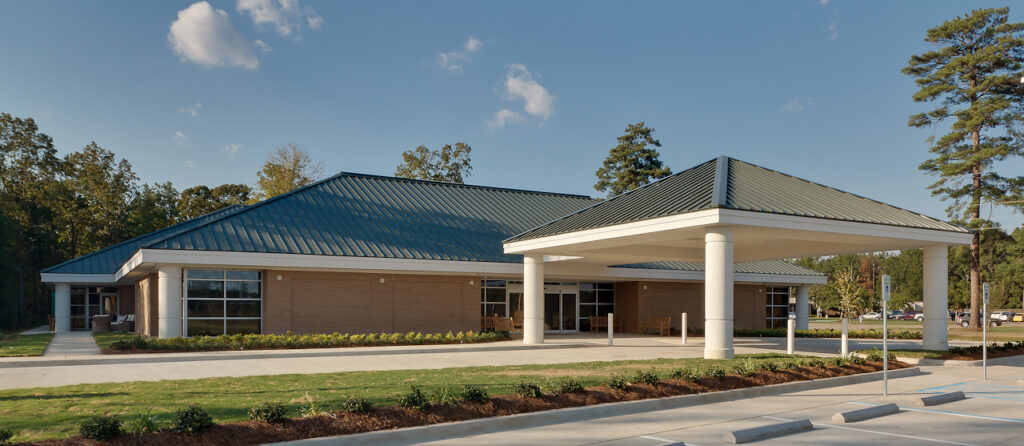 Exterior view of the Hardtner Medical Clinic