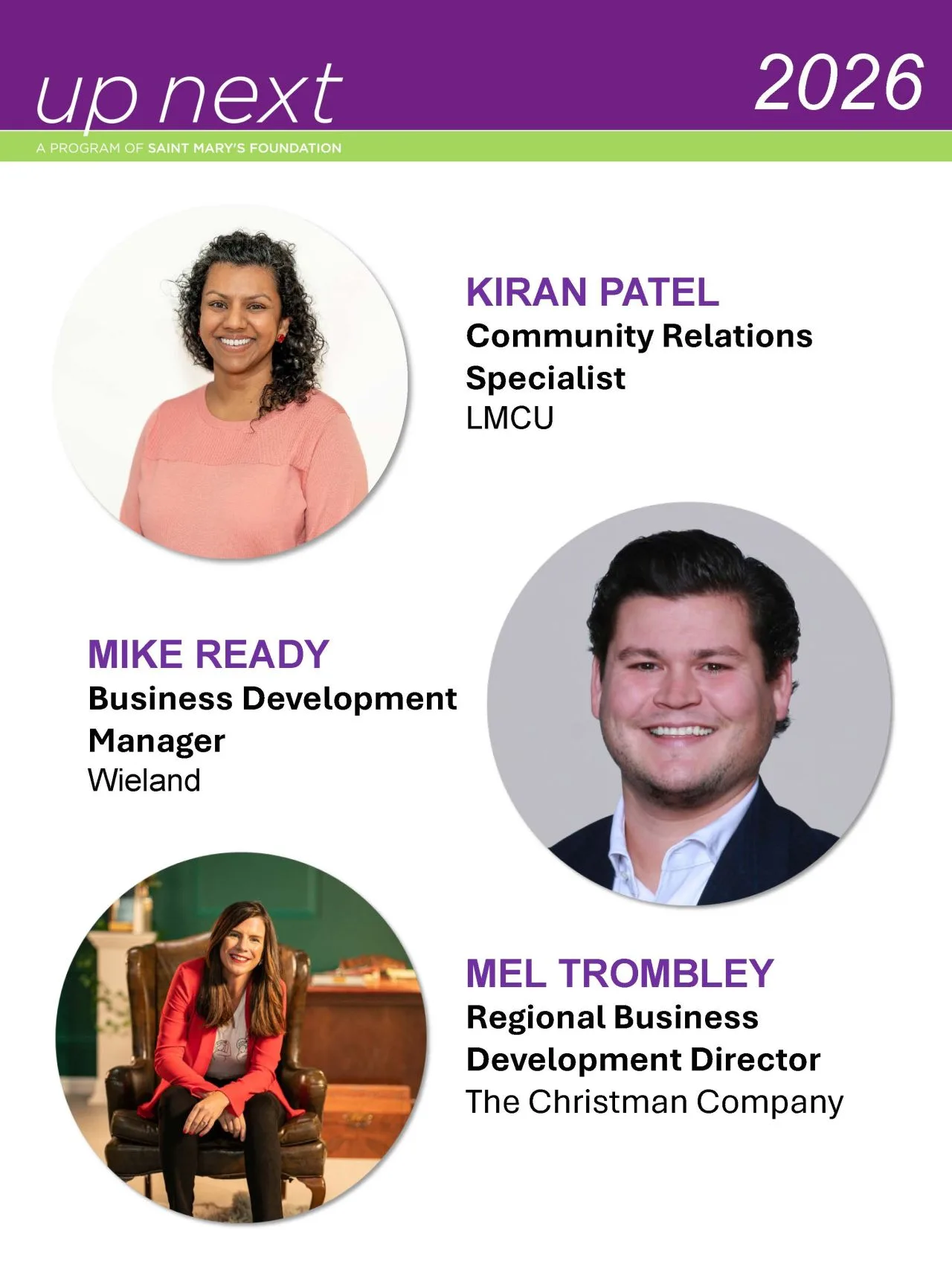 Saint Mary’s Foundation – Up Next