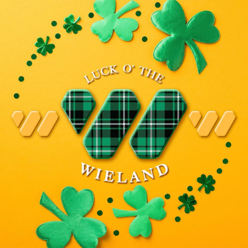 Graphic celebrating St. Patrick's Day