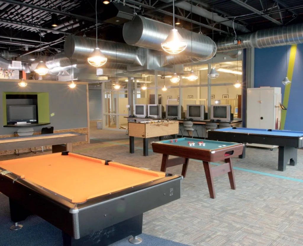 Game room in the student center