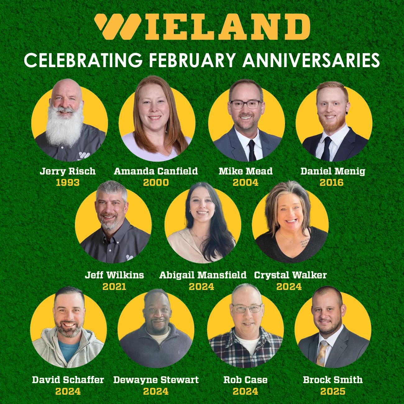February Anniversaries 2026