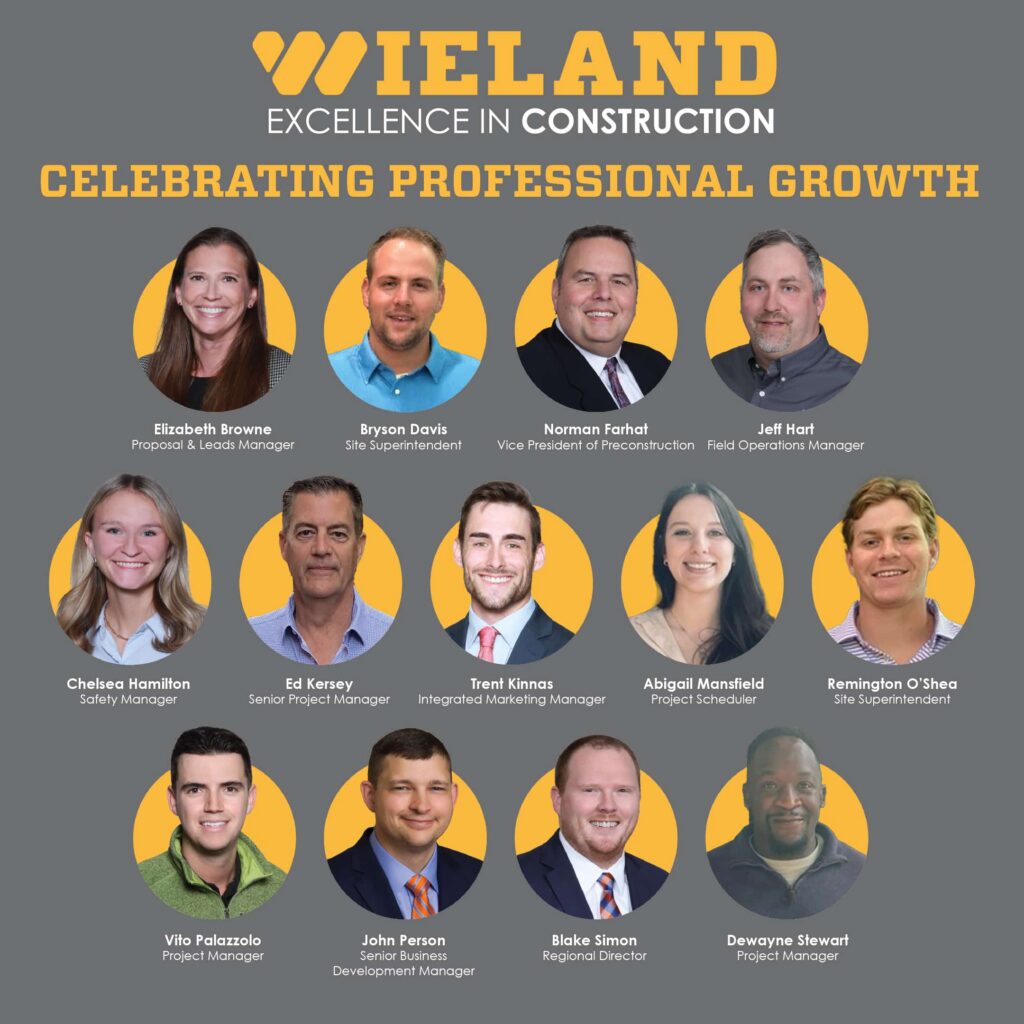 Celebrating recent promotions at WIELAND